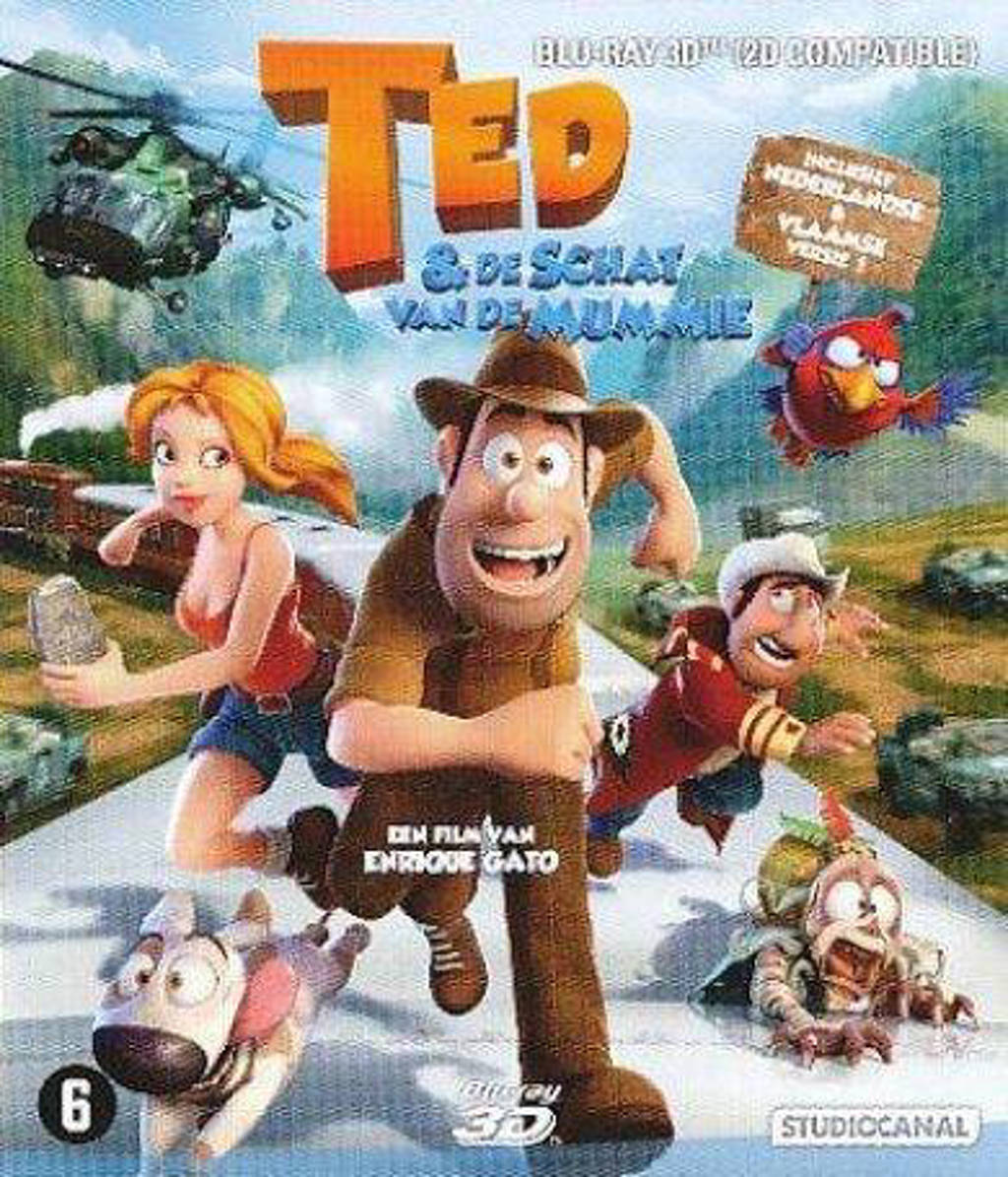 Ted en de schat van de mummie (2D+3D) (Blu-ray)