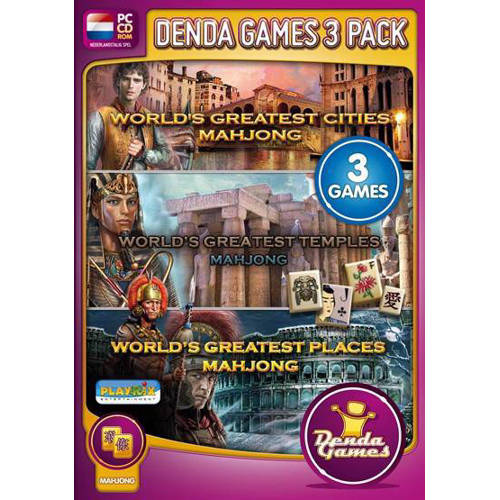 Mahjong 3 Pack Worlds Greatest Places Pc huismerk kopen in de aanbieding