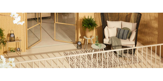 Hoe richt je een klein balkon in?