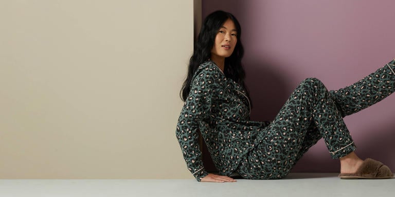 Luxe Apis Dames Pyjama Broek Kleding Dameskleding Pyjamas & Badjassen Pyjamashorts & Pyjamabroeken 