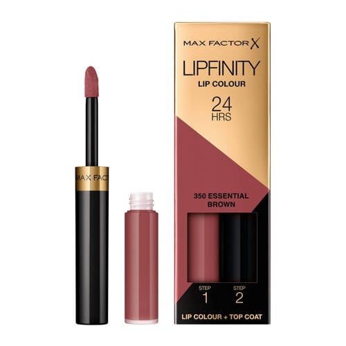Wehkamp Max Factor Lipfinity Lip Colour 2-step Long Lasting lippenstift - 350 Essential Brown aanbieding
