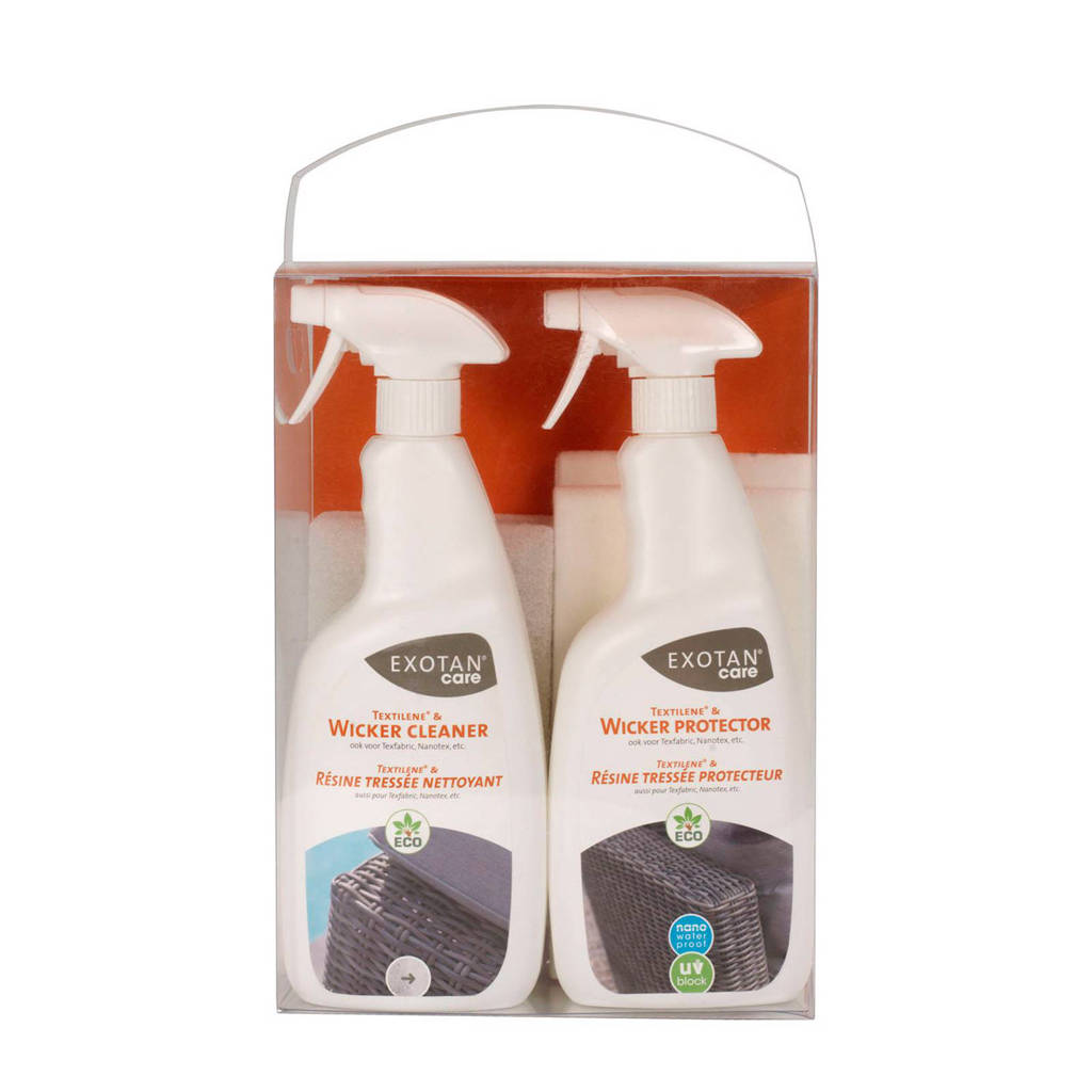 Exotan Care wicker/textileen onderhoudspakket (set van 4)