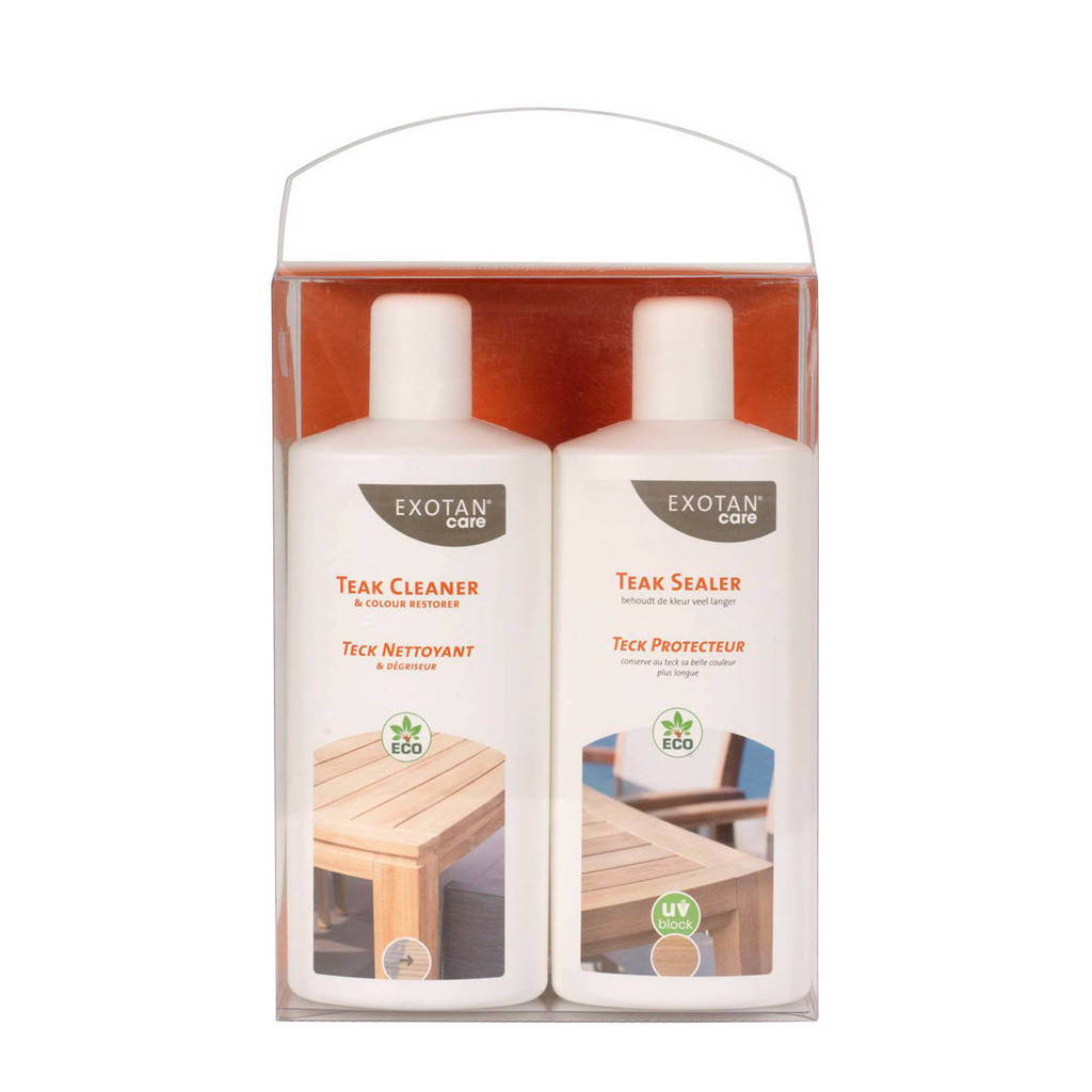 Exotan Care teak onderhoudspakket (set van 4)