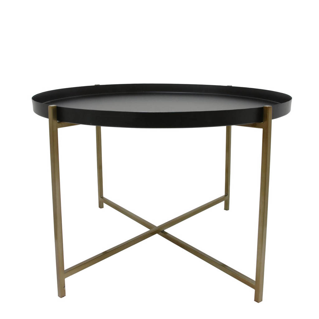 HKliving salontafel, Zwart, messing