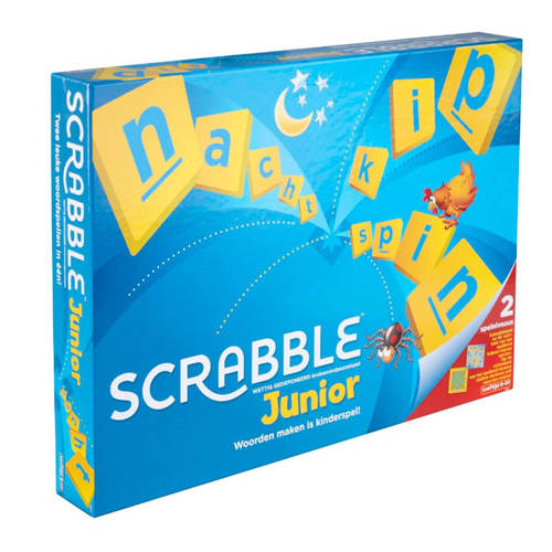 Mattel Scrabble Junior Denkspel mattel kopen in de aanbieding