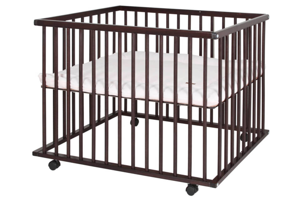Kidsriver Arike baby box donkerbruin, Donkerbruin