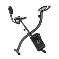 Tunturi Cardio Fit B25 X-Bike met rugsteun, antraciet, zwart, groen