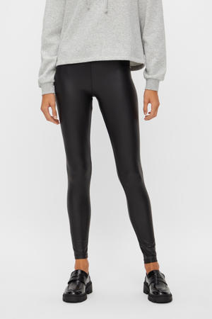 gecoate legging PCNEW SHINY zwart