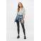 PIECES gecoate legging PCNEW SHINY zwart