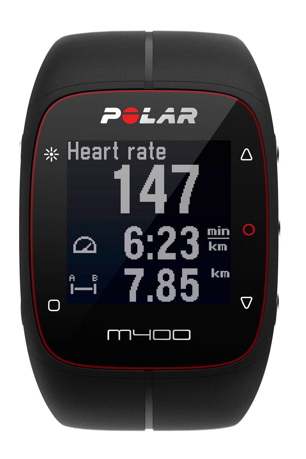Bij elkaar passen maximaal Vergemakkelijken Polar M400 HR GPS sporthorloge | wehkamp