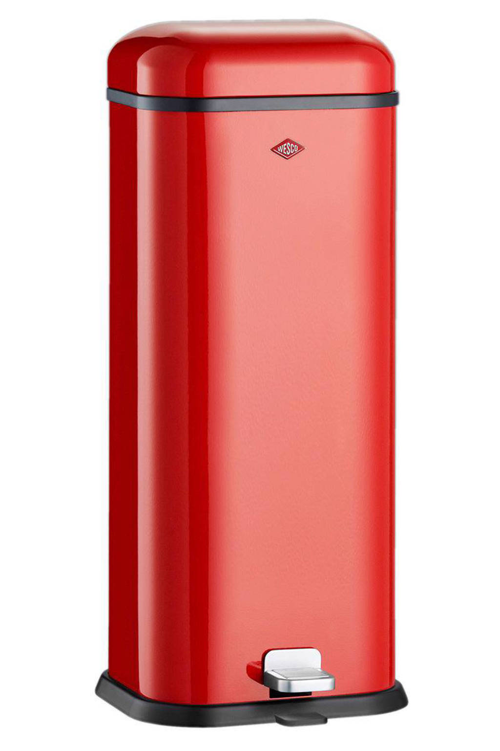Wesco Superboy, 20 liter pedaalemmer, Rood