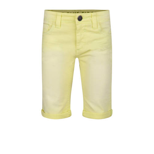 We Fashion Blue Ridge Slim Fit Bermuda Geel we fashion kopen in de aanbieding