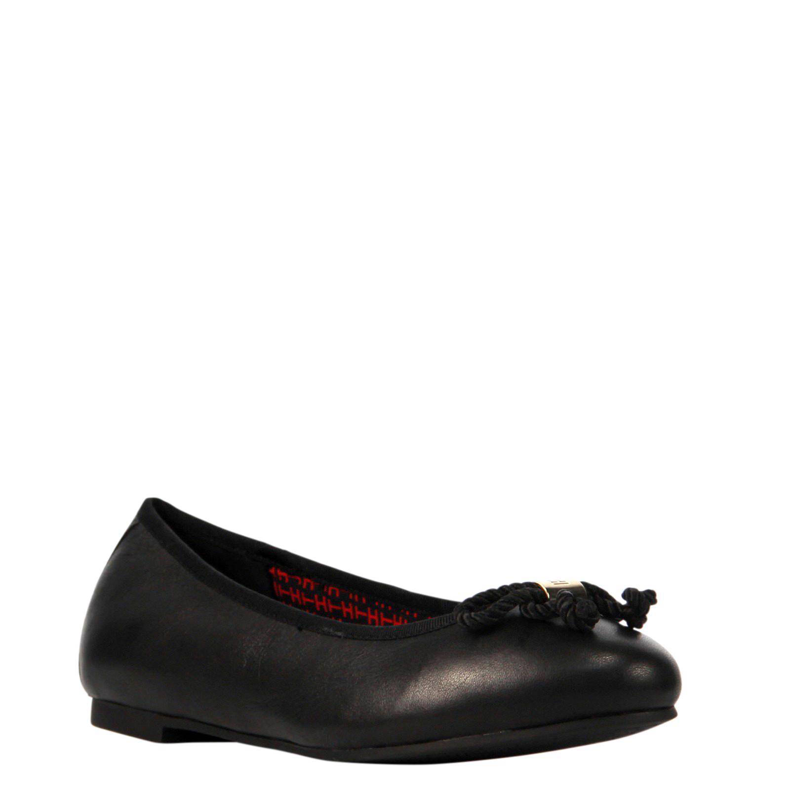 Tommy Hilfiger leren ballerina's | wehkamp