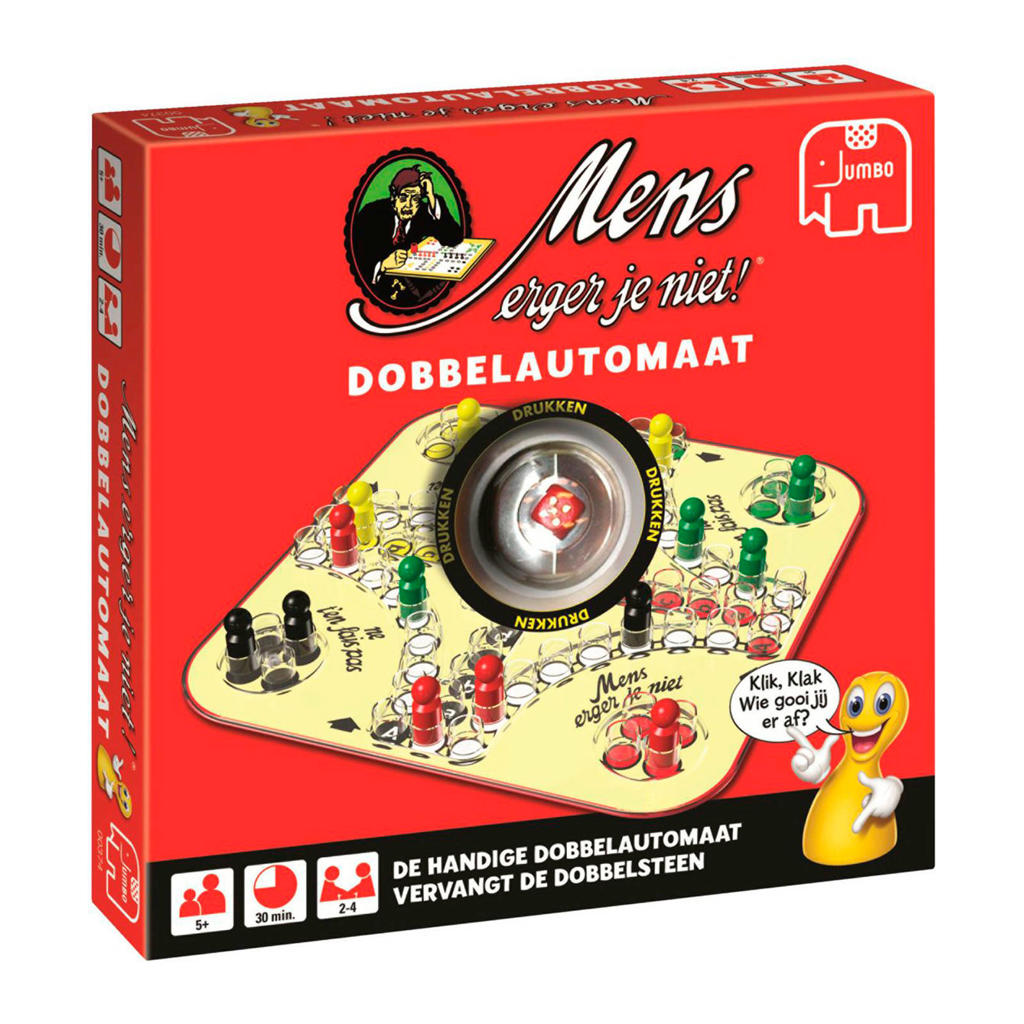 Jumbo Mens Erger Je Niet dobbelautomaat