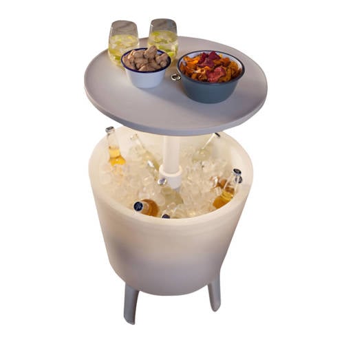 Wehkamp Keter bijzettafel Illuminated Coolbar (verlicht Ø50/57 cm) aanbieding
