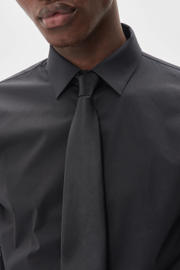 thumbnail: Matinique slim fit overhemd zwart