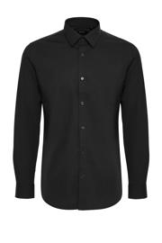 thumbnail: Matinique slim fit overhemd zwart