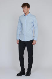 thumbnail: Matinique slim fit overhemd blauw