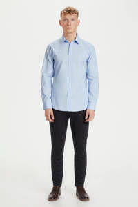 Matinique slim fit overhemd chambray blue
