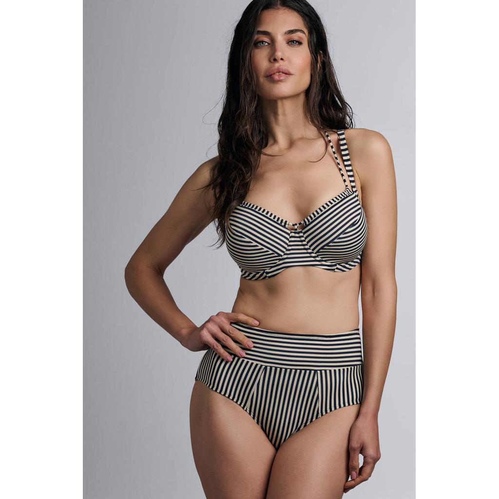 marlies dekkers Swim voorgevormde beugel bikinitop Holi Vintage donkerblauw/ecru