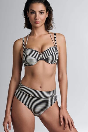 omslag bikinibroekje Holi Vintage donkerblauw/ecru