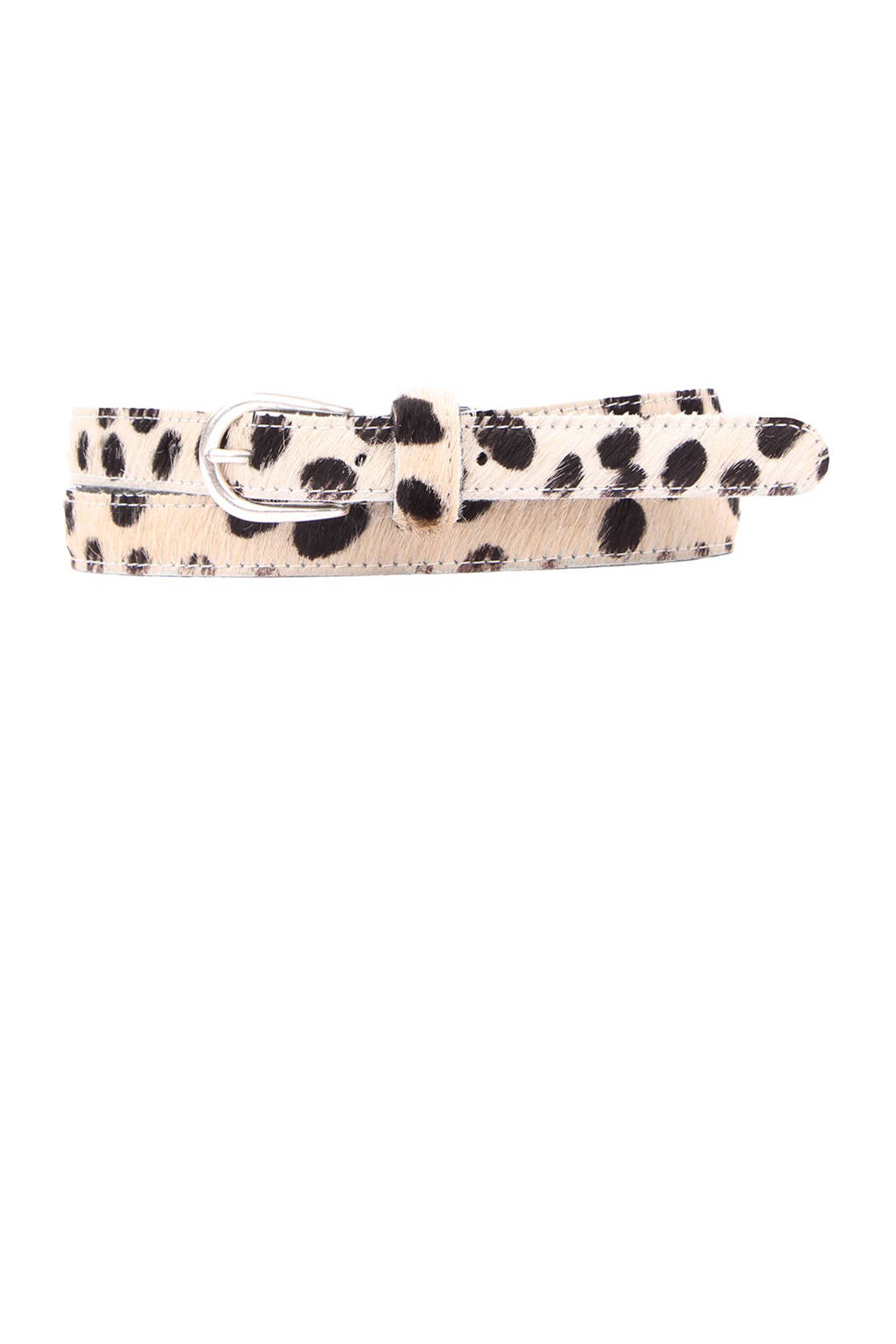 Legend leren riem, Zwart/wit