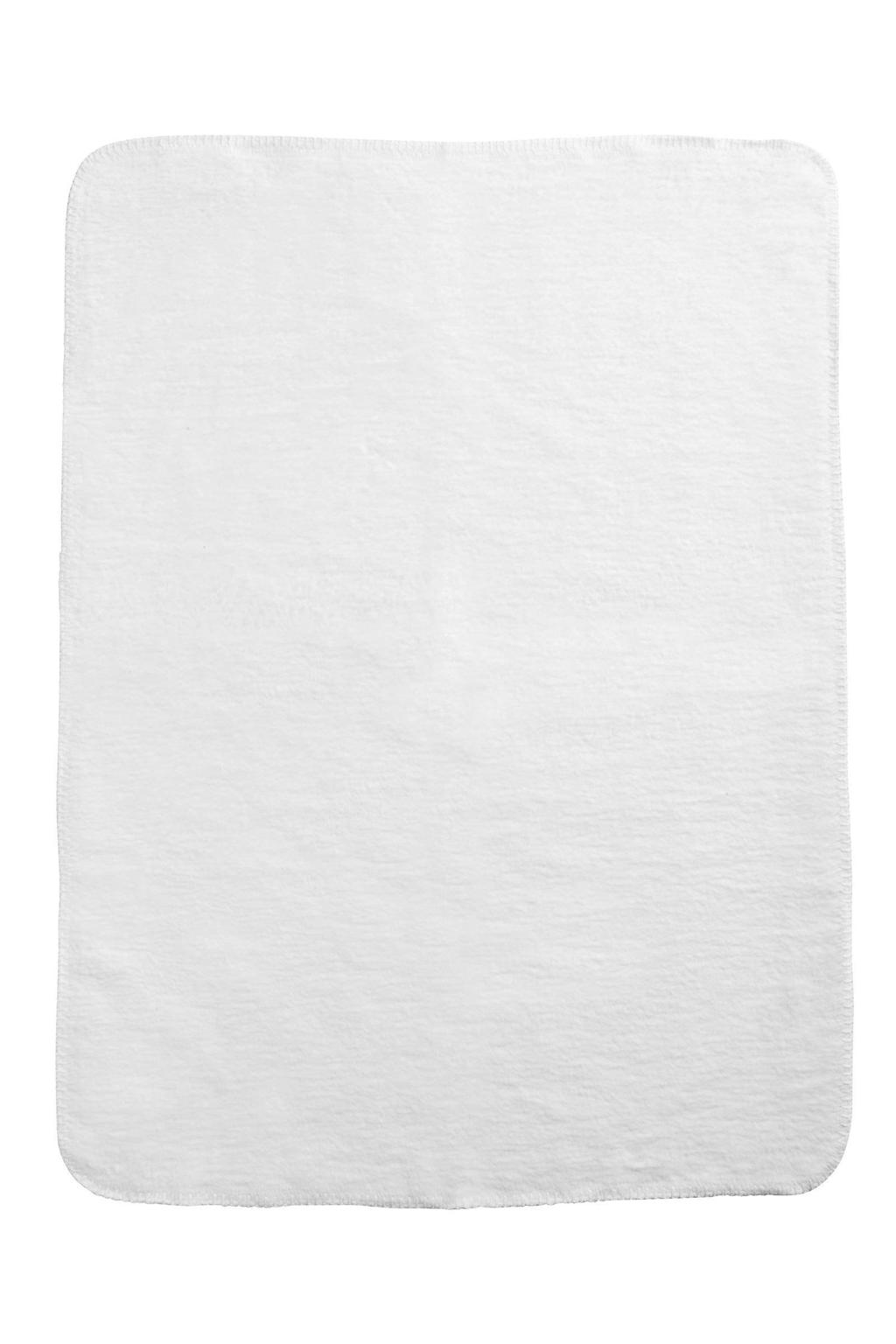 Meyco Uni wiegdeken 75x100 cm wit