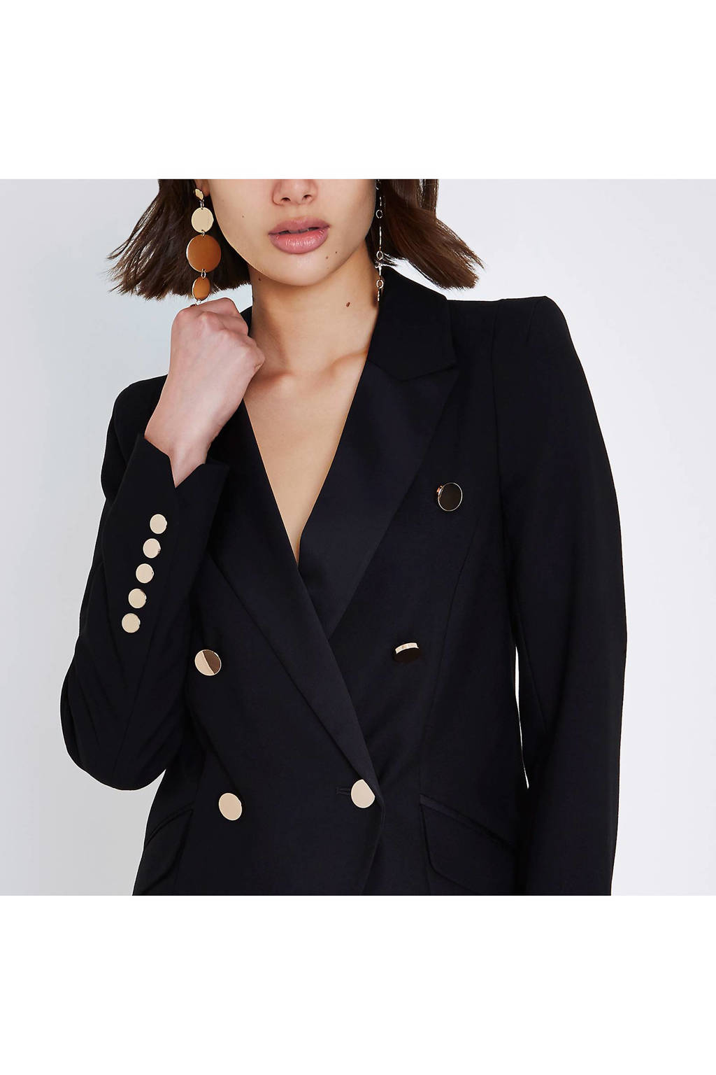 River Island double breasted blazer wehkamp