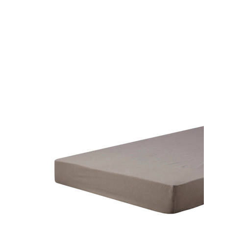 Whkmps Own Flanellen Hoeslaken Grijs whkmps own kopen in de aanbieding