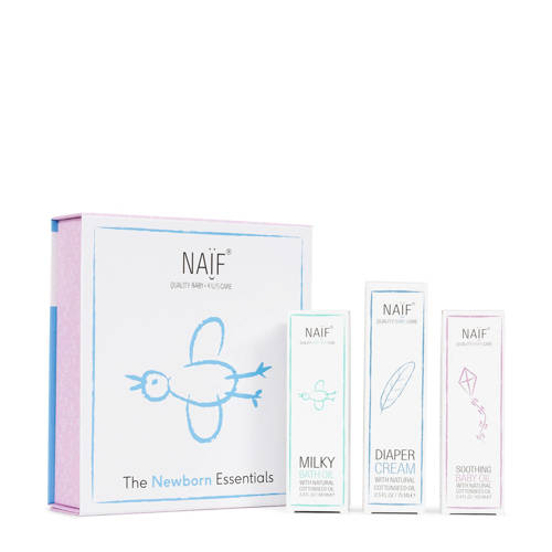 Naif Newborn Essentials Geschenkset 3 Delig naif kopen in de aanbieding Naif Newborn Essentials Geschenkset 3 Delig naif kopen in de aanbieding