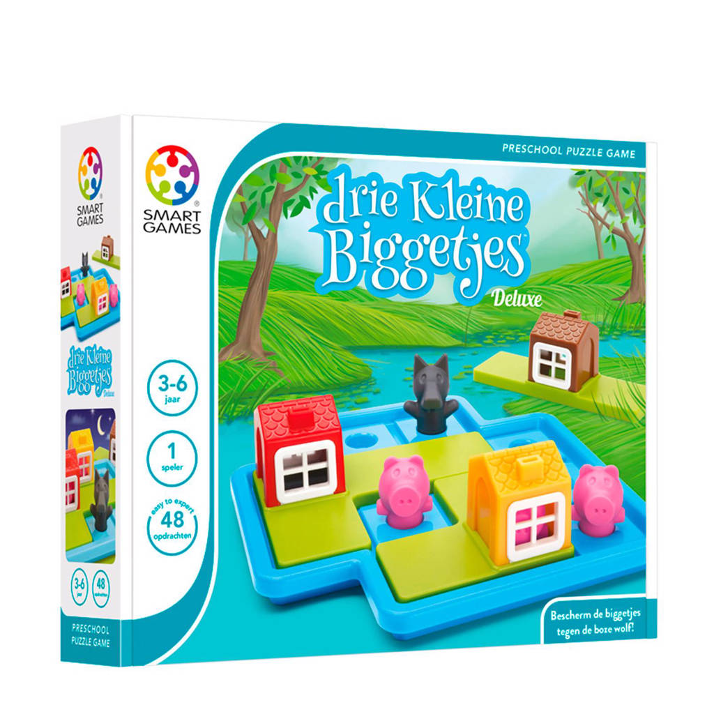 SmartGames Drie kleine Biggetjes deluxe denkspel
