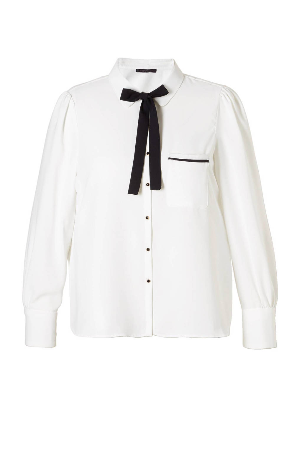 Violeta by Mango blouse, Wit/zwart