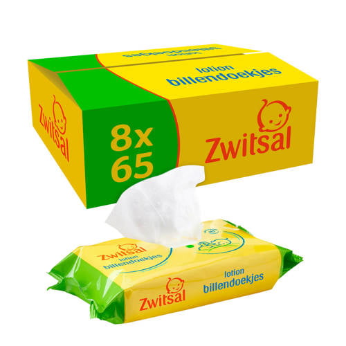 Zwitsal Lotion 8X65 Billendoekjes zwitsal kopen in de aanbieding