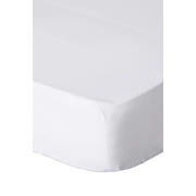 thumbnail: Cinderella katoenen hoeslaken - wit (25 cm hoog)