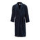 Vandyck unisex velours badjas Prestige donkerblauw