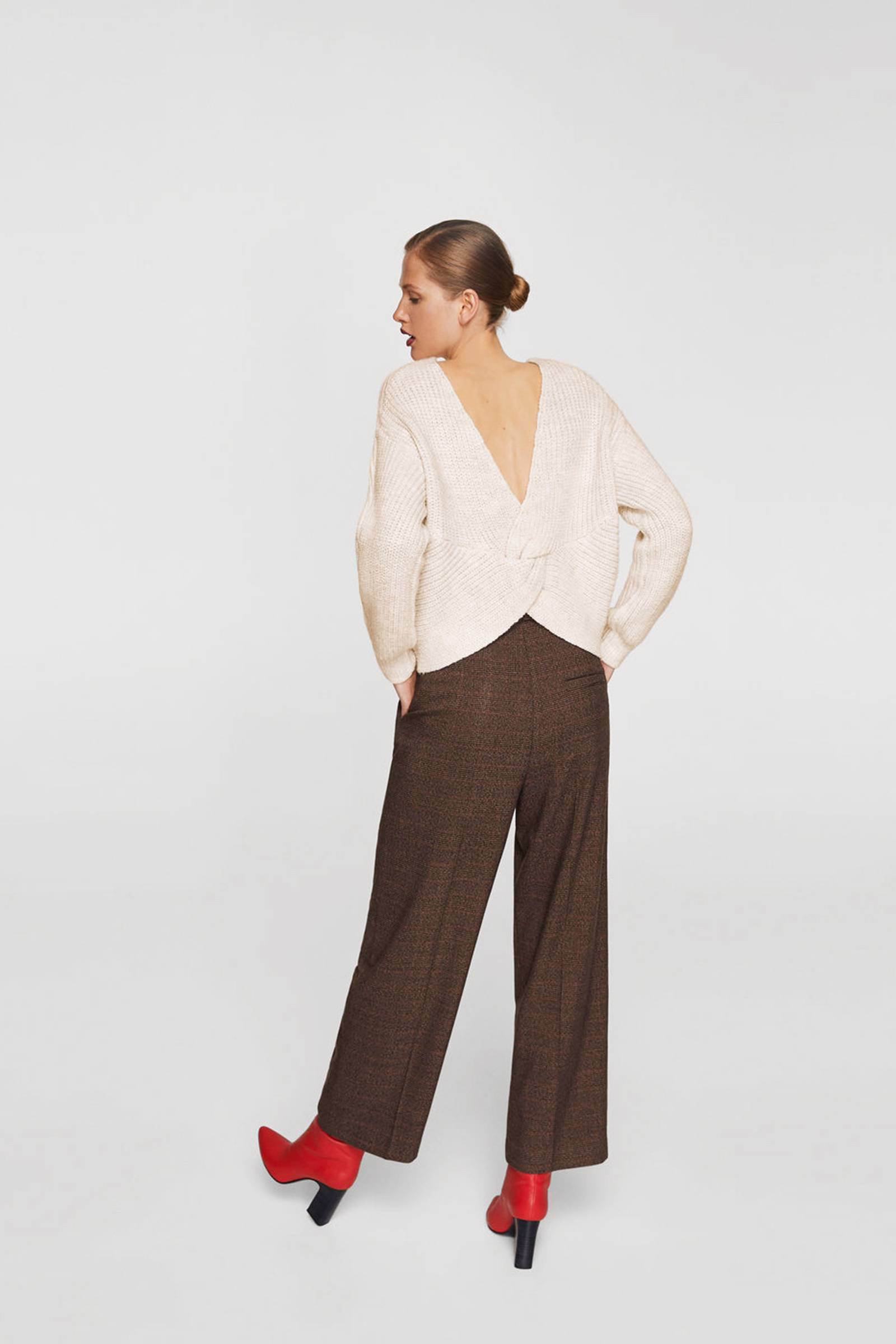 Mango trui met rugdecolleté | wehkamp Mango trui met rugdecolleté ecru Trui, Trui vest en Lange