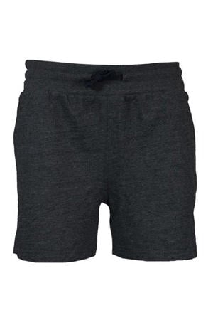 sportshort donkergrijs gemeleerd