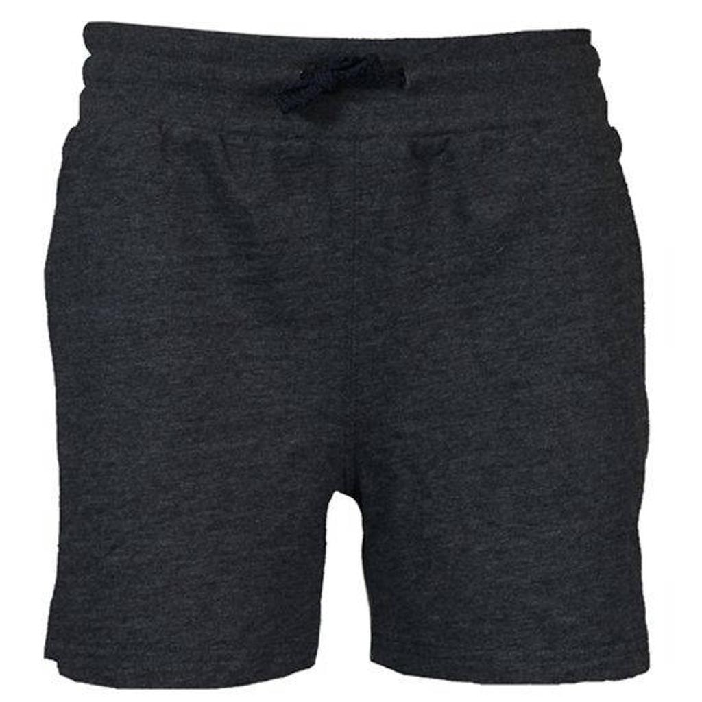 Grijs melange dames Donnay sportshort gemeleerd van polyester met regular fit en regular waist