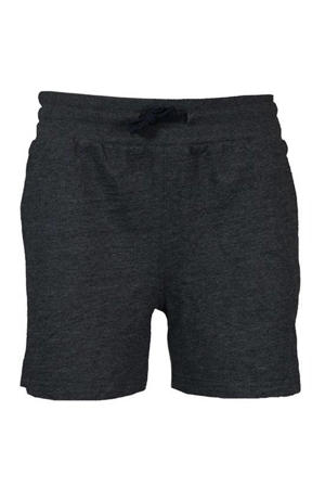 sportshort donkergrijs gemeleerd