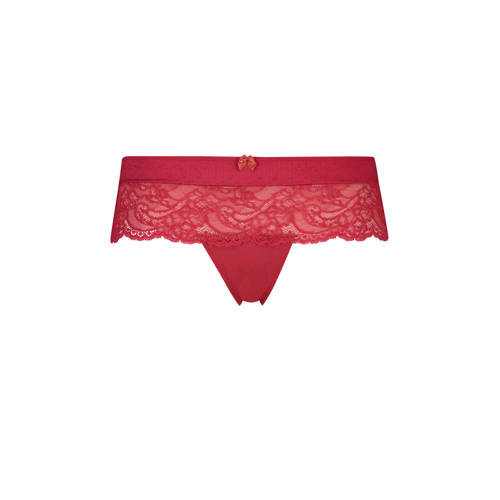 Hunkemoller String Sophie Rood hunkemoller kopen in de aanbieding