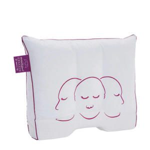 synthetisch hoofdkussen medium zacht (Support Paars) (60x70 cm)