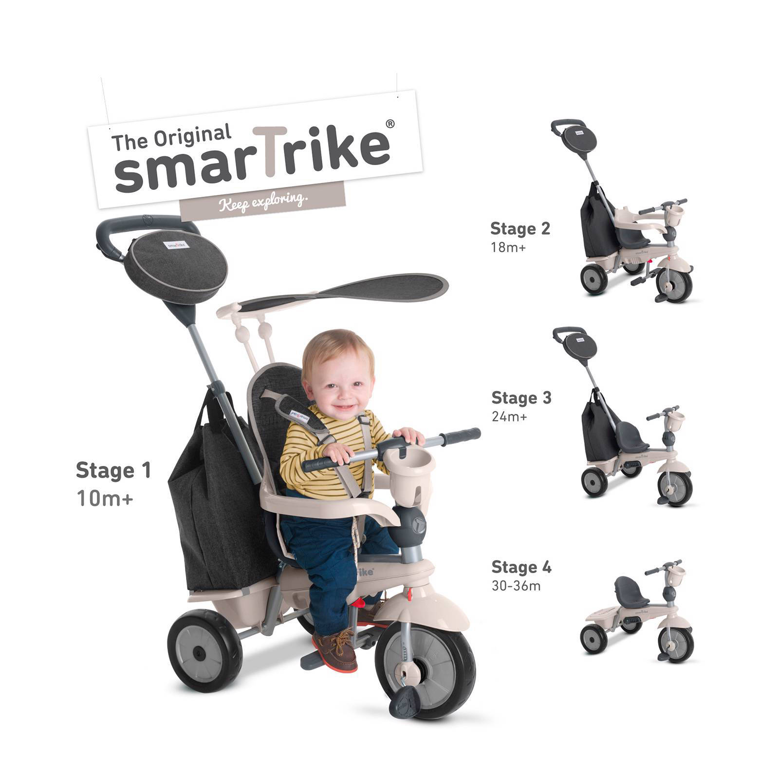 SmarTrike Smart Trike Voyage 4 in 1 driewieler | wehkamp