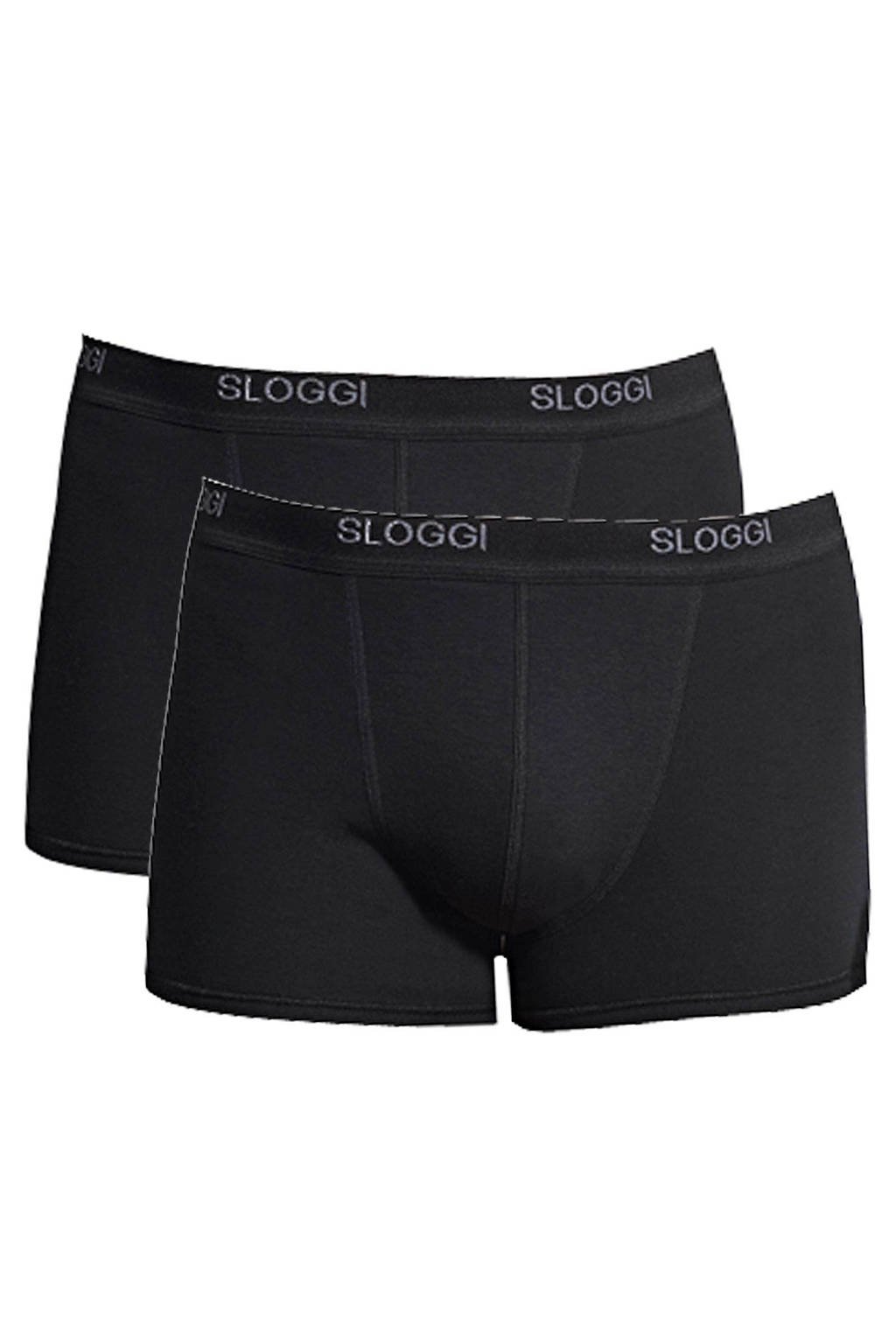 sloggi men Basic boxershort (set van 2) zwart