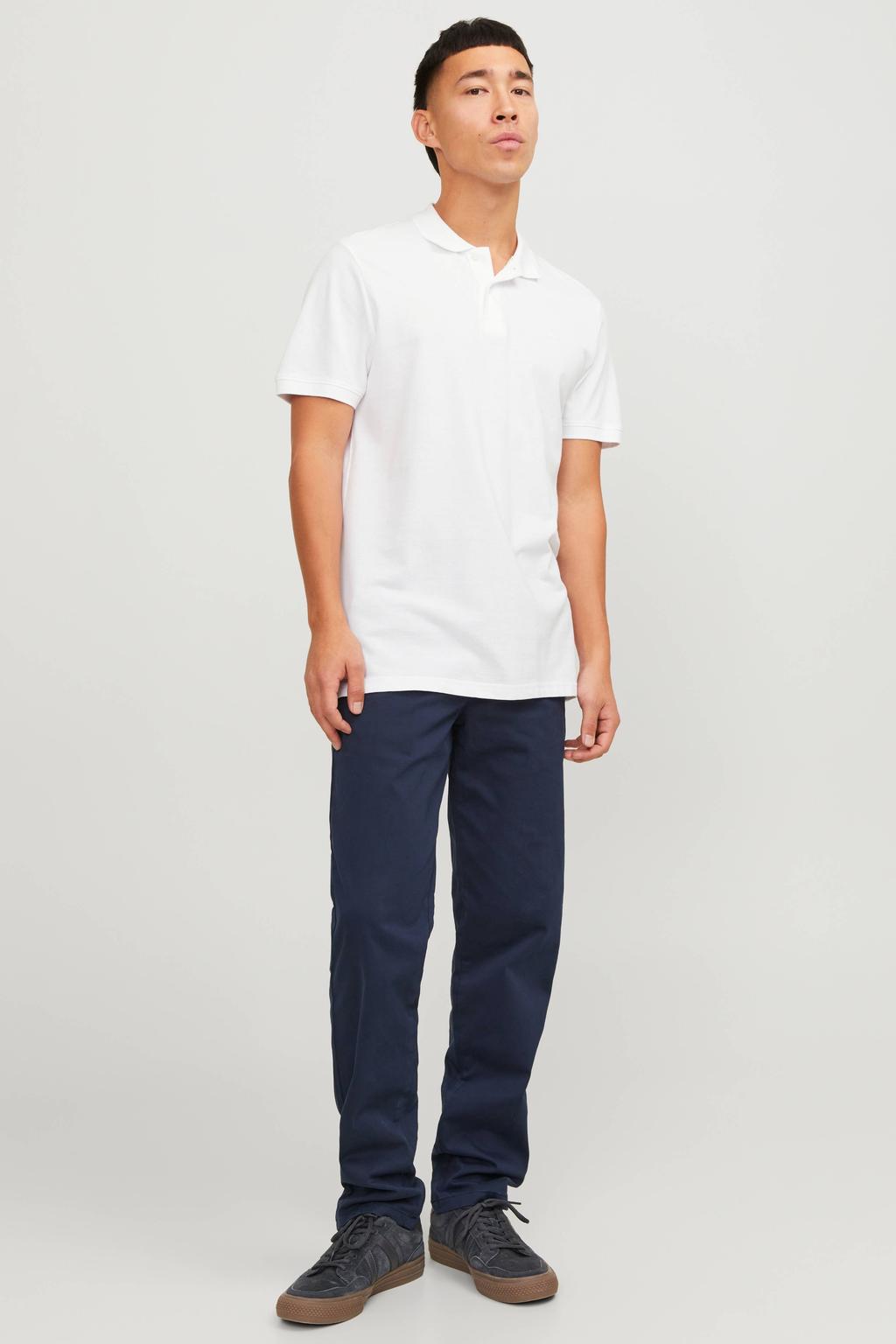 JACK & JONES ESSENTIALS slim polo wit
