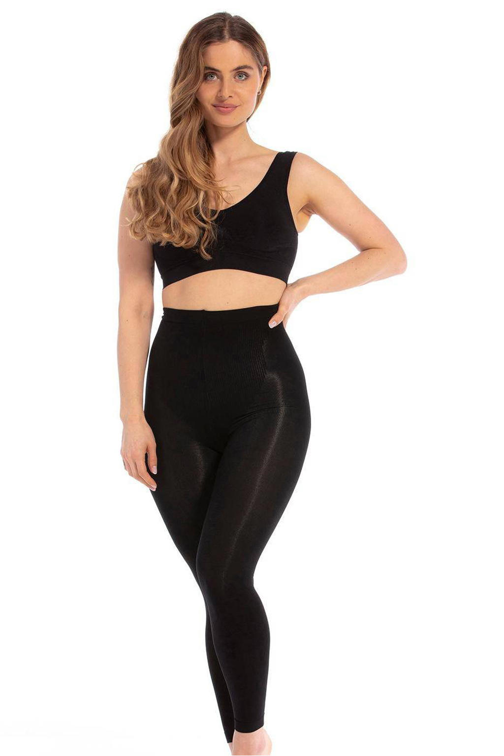 Farmacell Bodyshaper 609B - Firm Control Shaping Leggings With Girdle