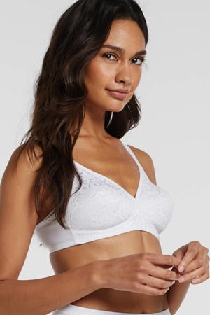niet-voorgevormde bh zonder beugel Elegant Cotton wit