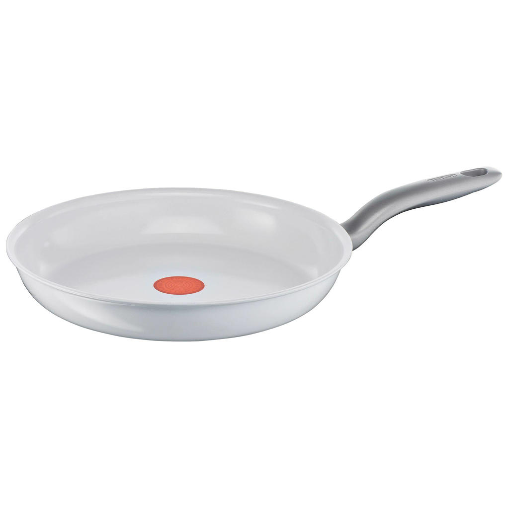 Tefal Ceramic Control White Inductie koekenpan, 21 cm
