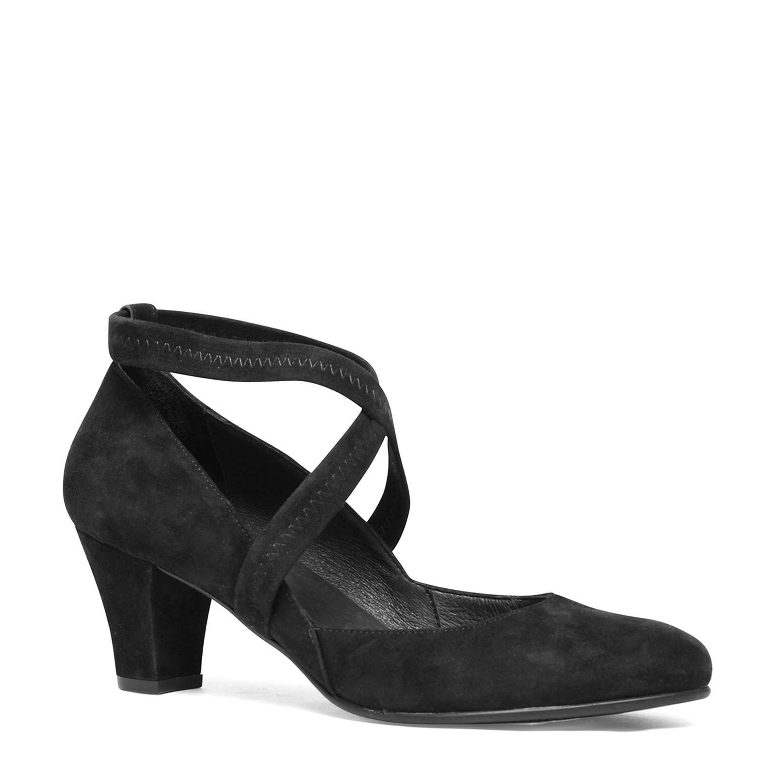 Zwarte pumps met enkelbandje - Dames | MANFIELD