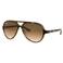 Ray-Ban zonnebril 0RB4125 met tortoise print bruin