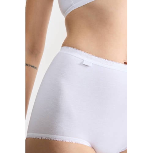 sloggi Basic+ maxislip (set van 4) wit afbeelding